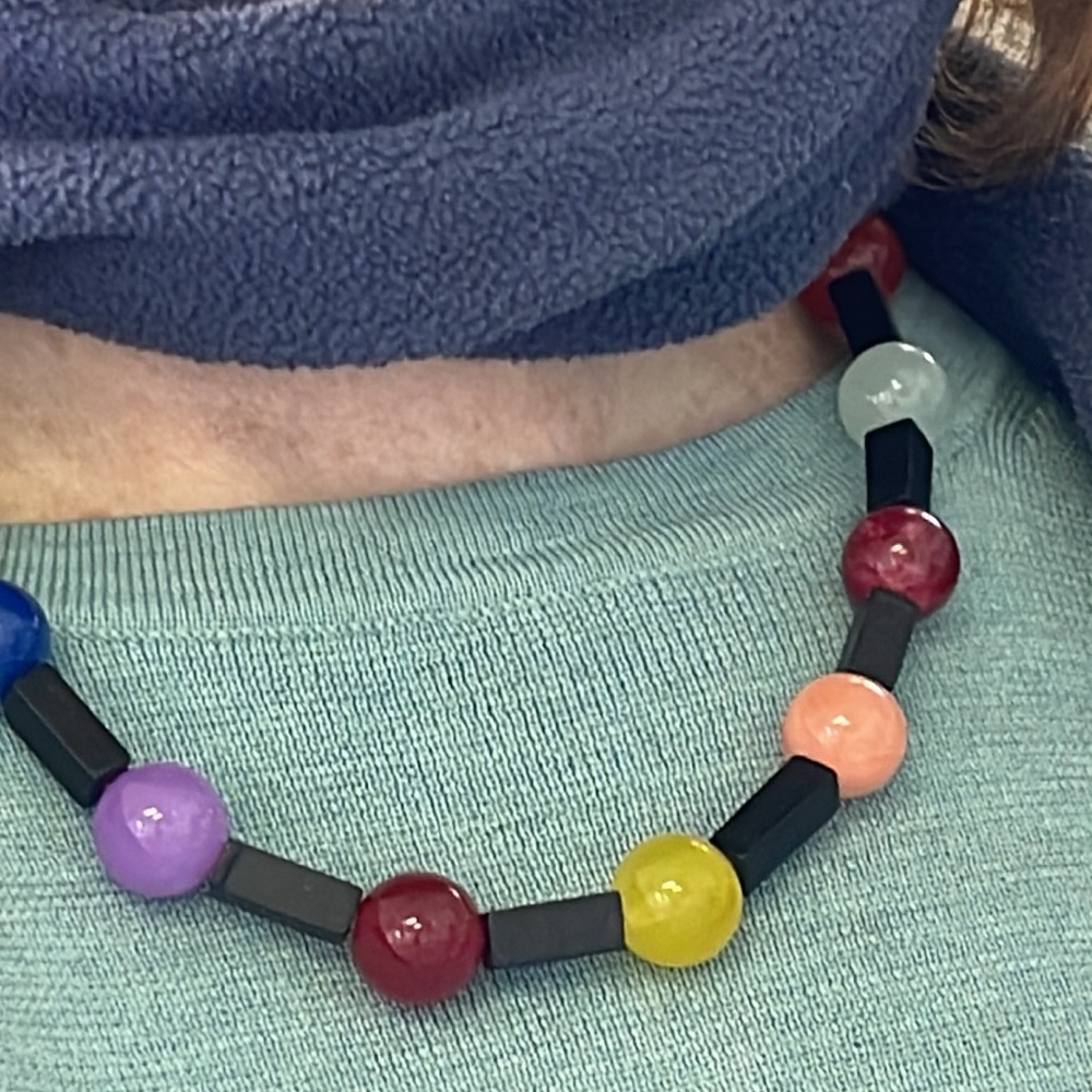Artisan Gemstone Beaded Necklace - Picture 3 of 7